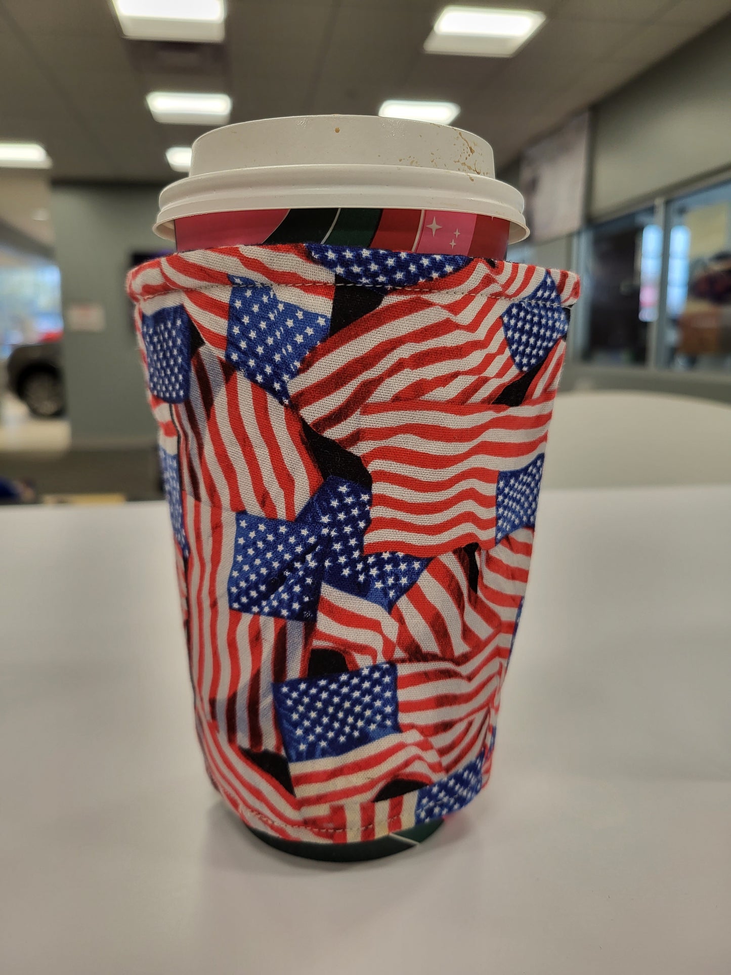 Land of the Free Reversible Cup Coozie