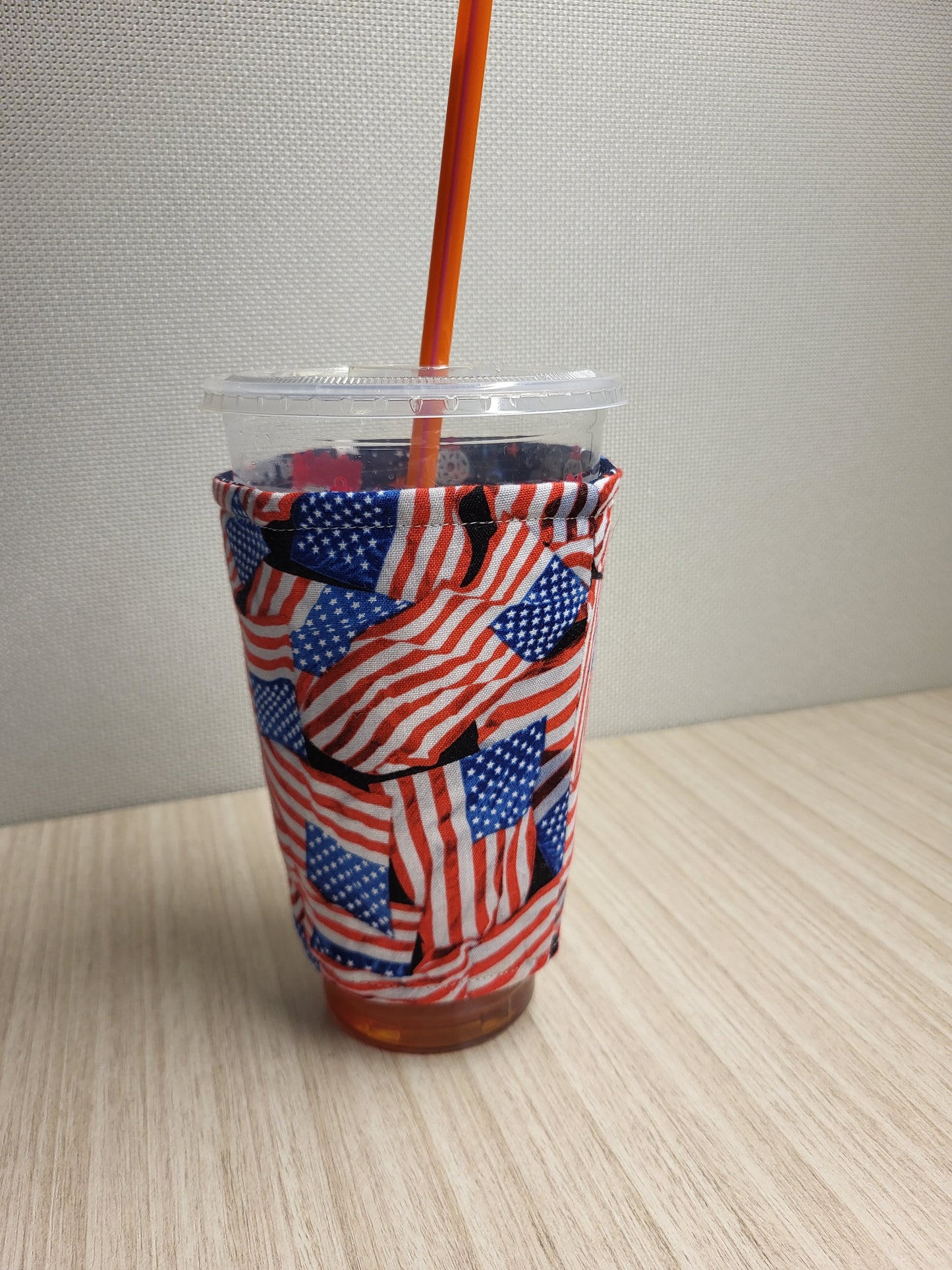 Land of the Free Reversible Cup Coozie