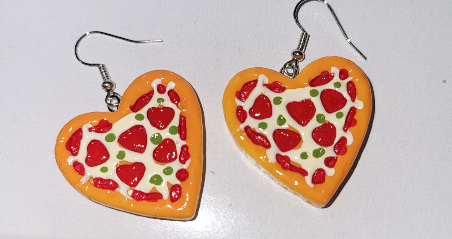 Pizza my Heart Earrings