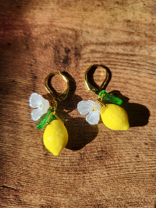 Lemon Earrings