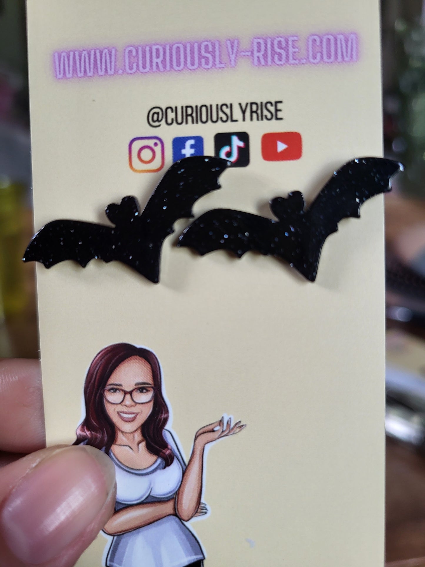 Bats Earrings