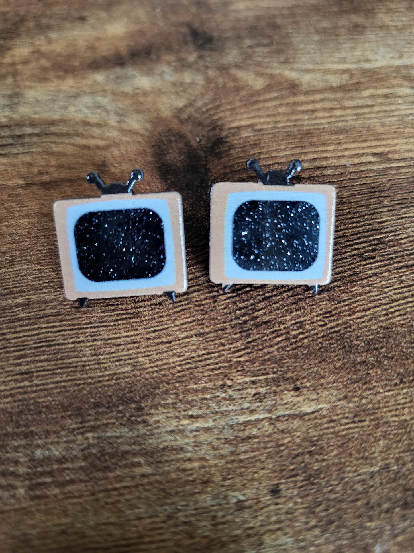 Retro TV Earrings