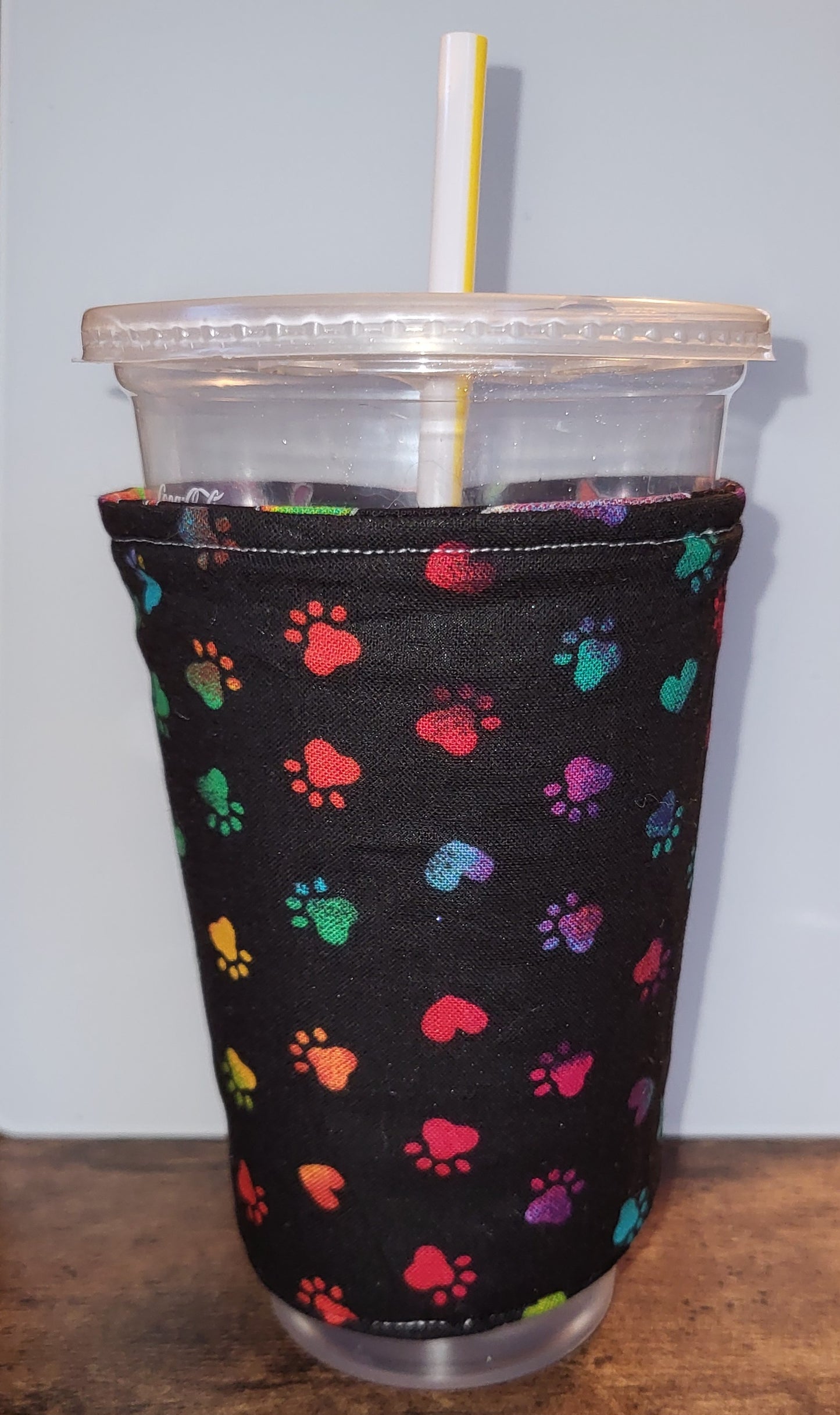 Galaxy Cat Reversible Cup Coozie