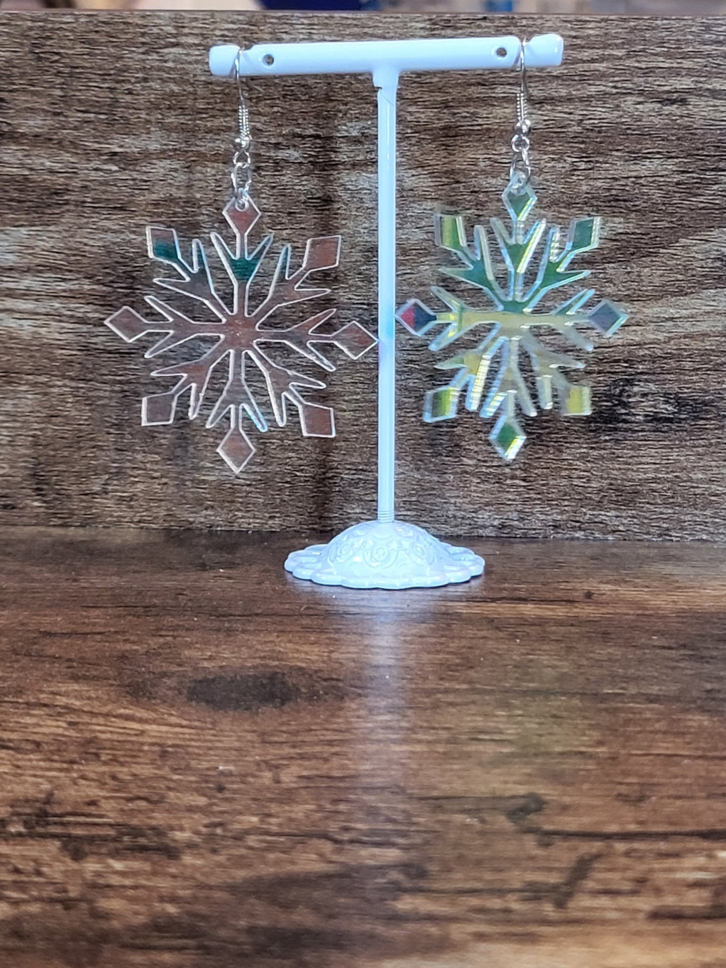 Snowflake earrings