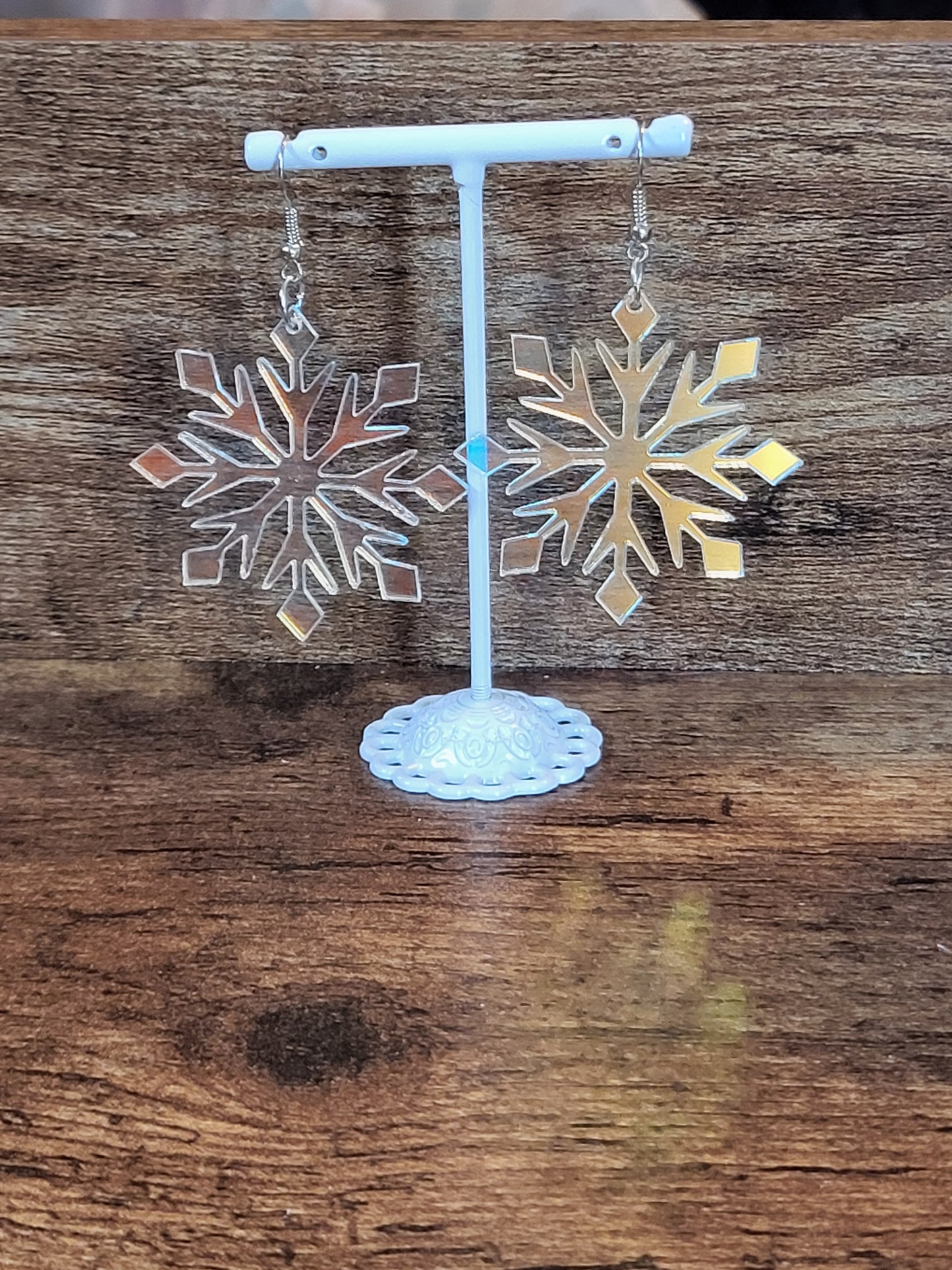 Snowflake earrings