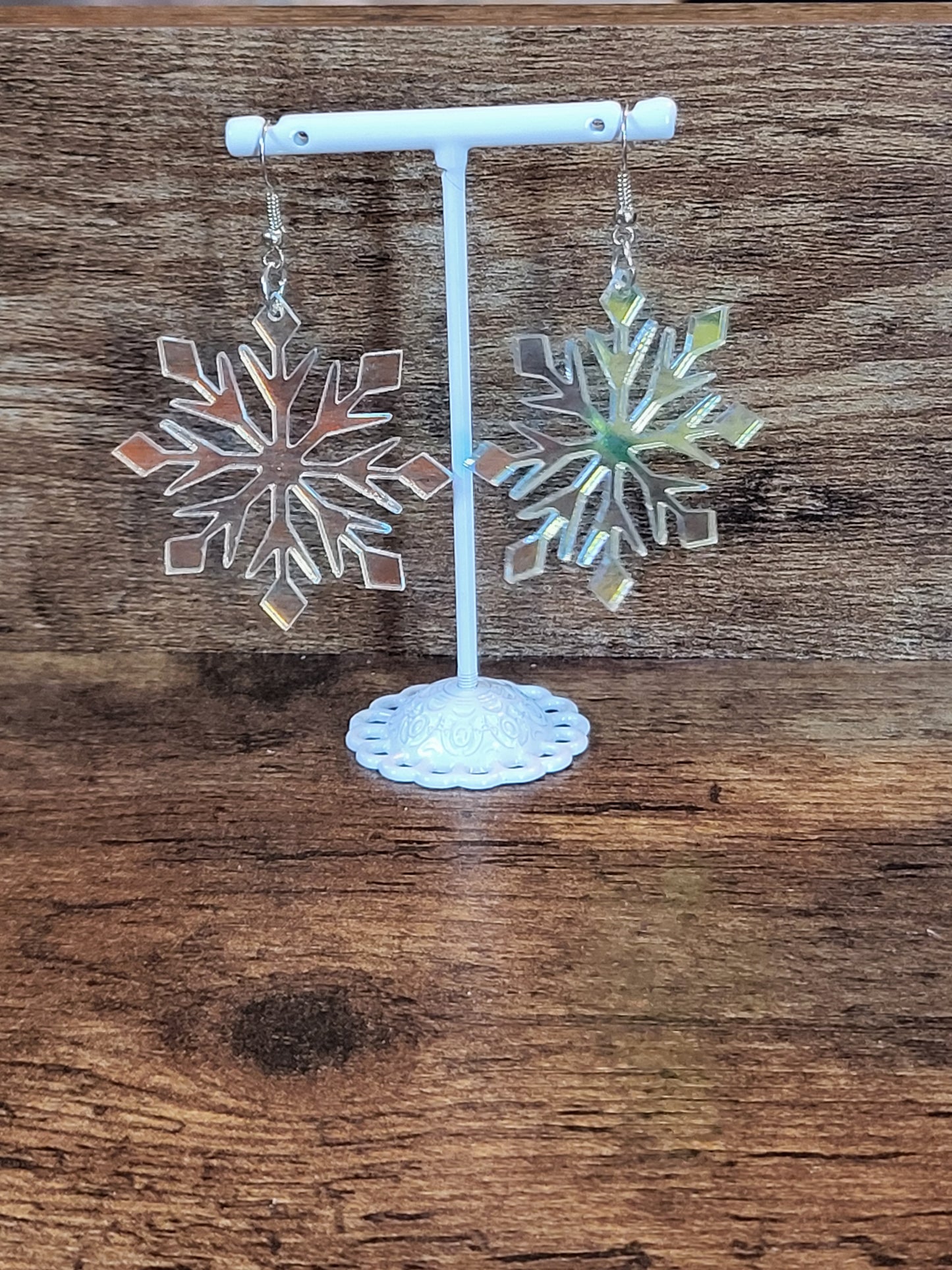 Snowflake earrings