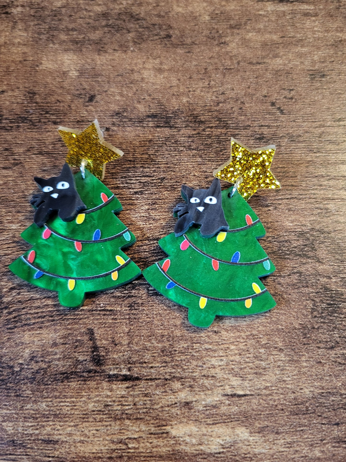 Problematic Christmas earrings