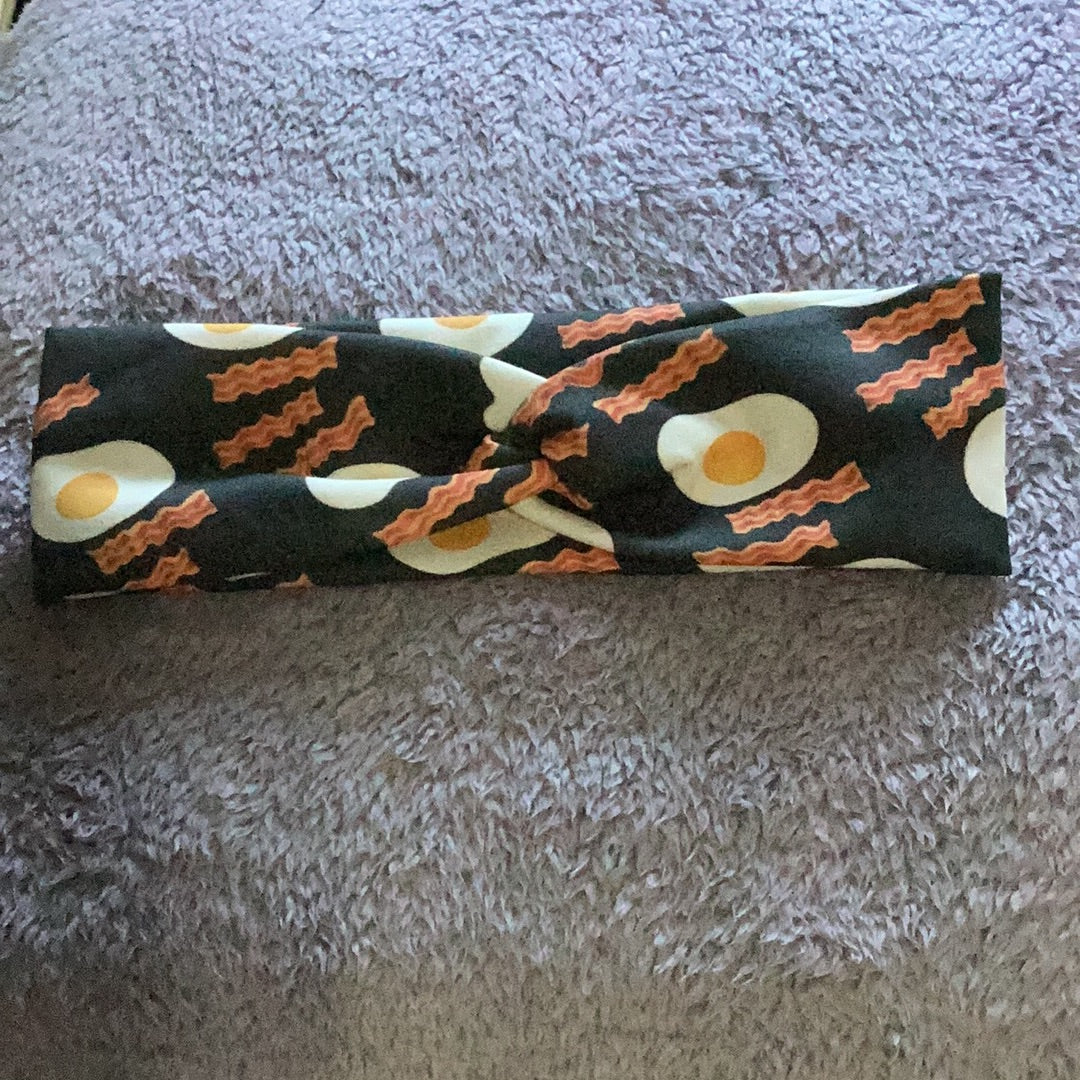 Eggs n Bacon Twist Headband