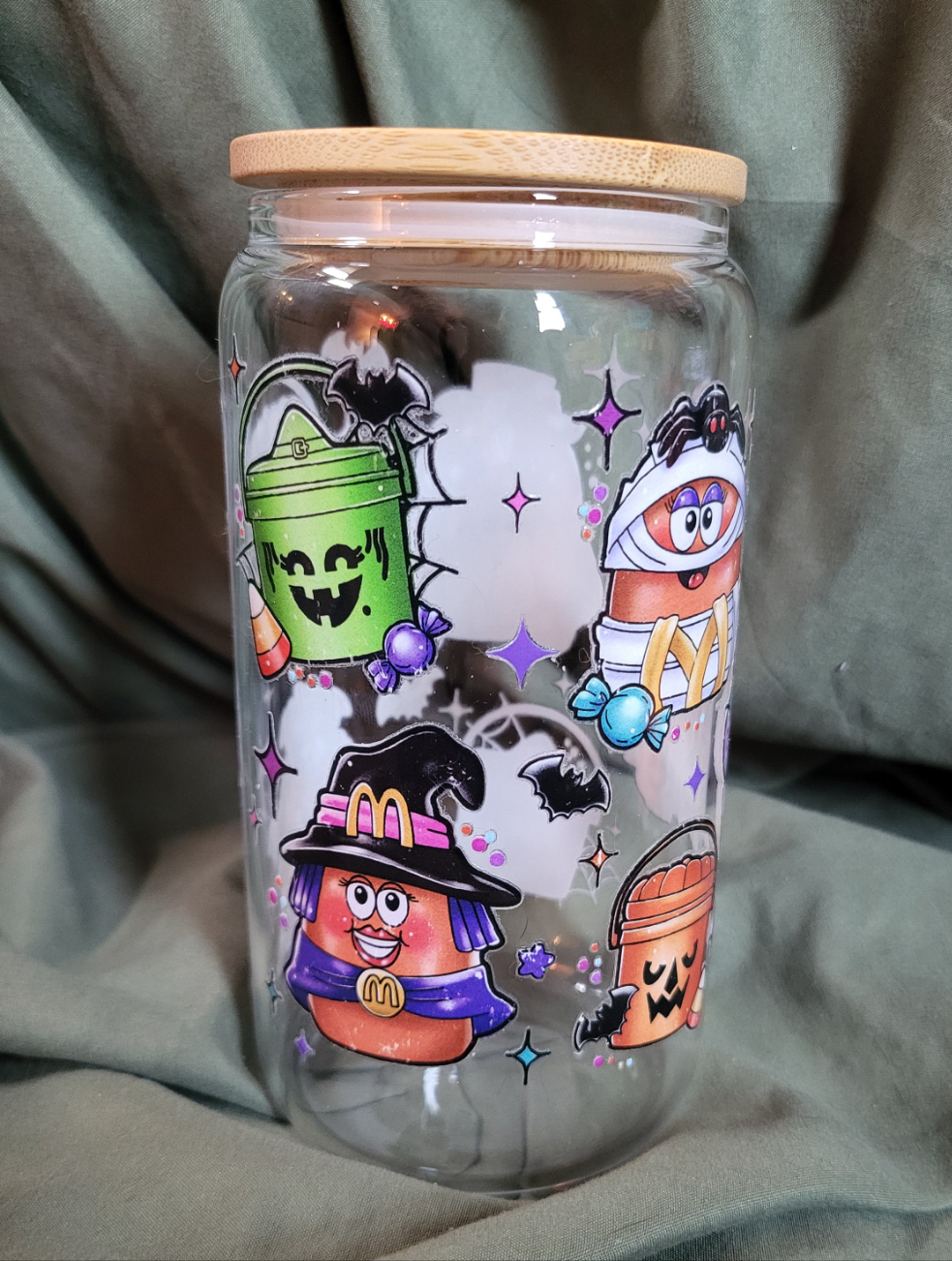 Halloween Nuggs Glass Can