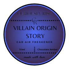 Villain Origin Story Car Air Freshener