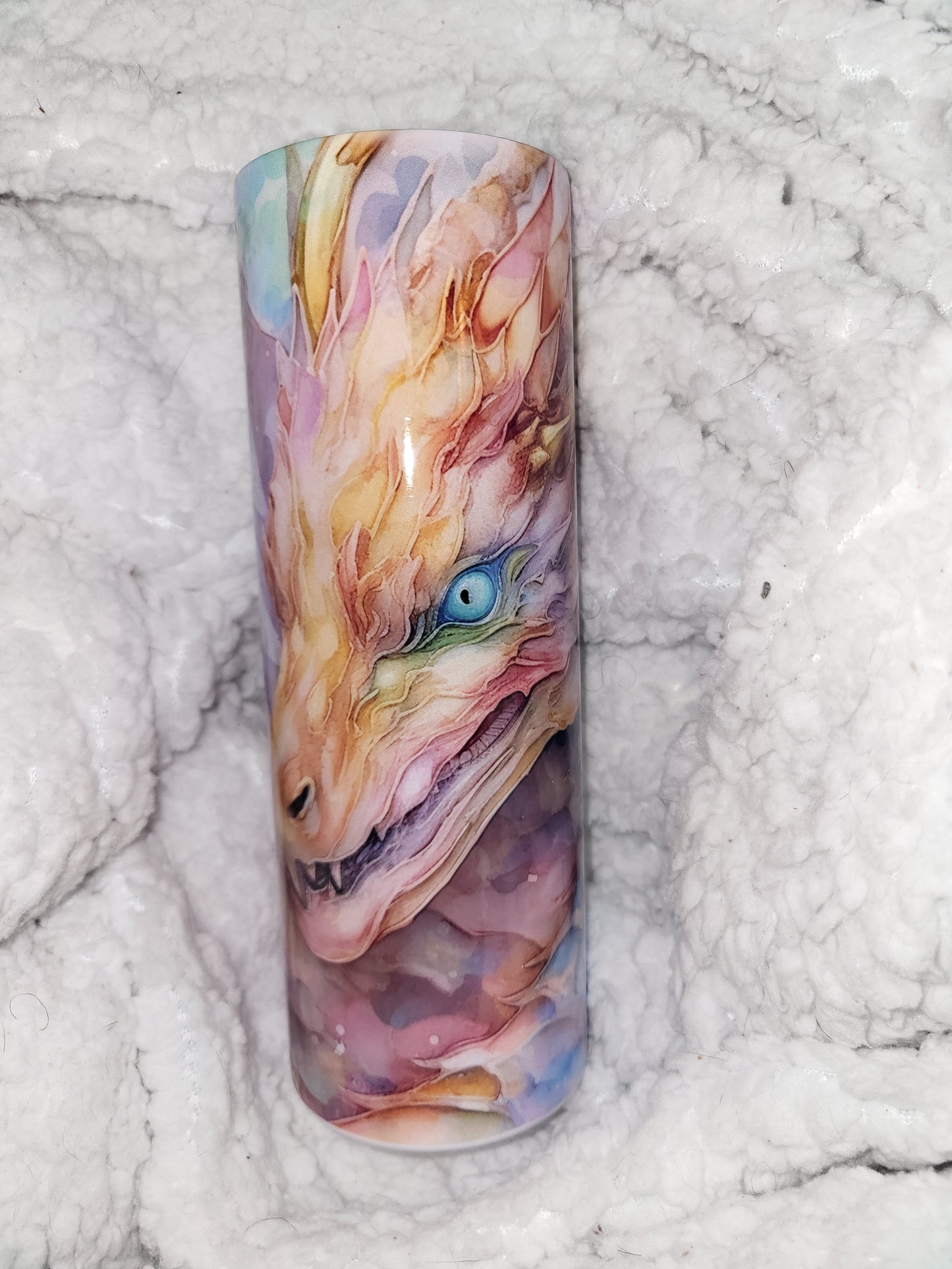 Watercolor Dragon Sublimation Tumbler