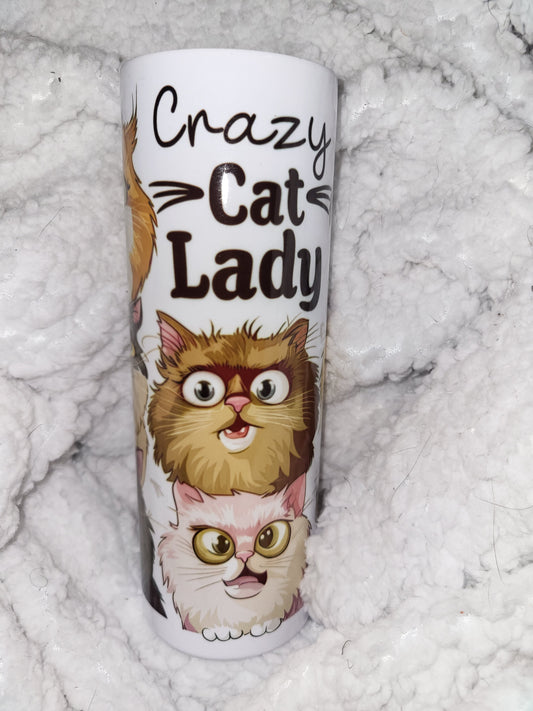 Crazy Cat Lady Sublimation Tumbler