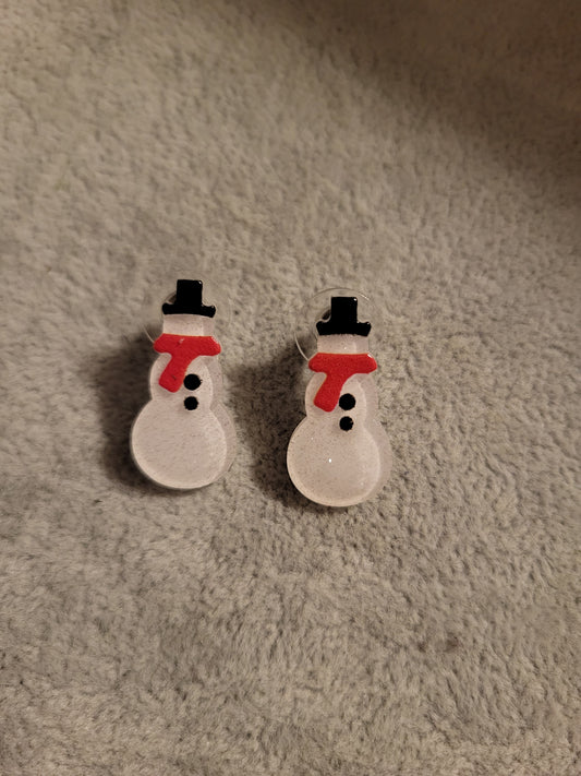 Snowman stud Earrings