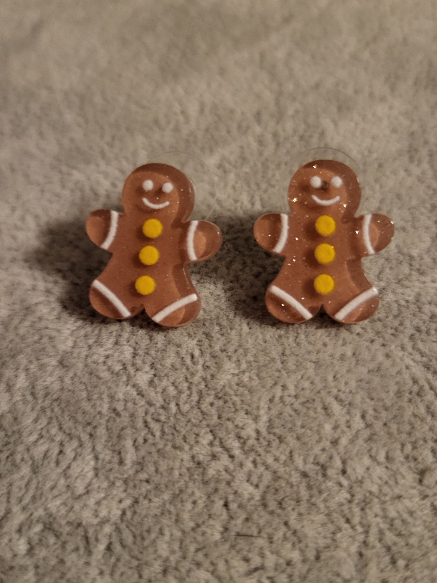 Gingerbread stud Earrings