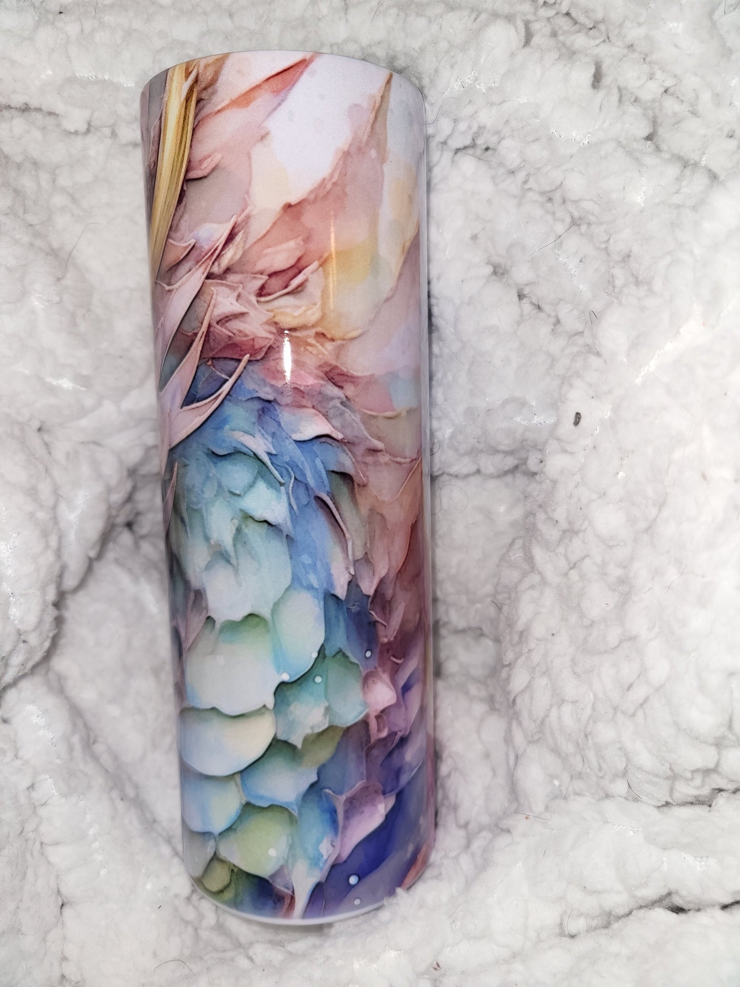 Watercolor Dragon Sublimation Tumbler