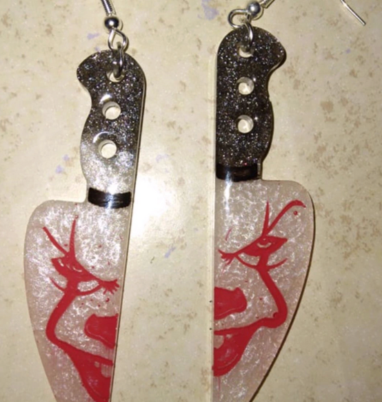 Pennywise Horror Movie Earrings