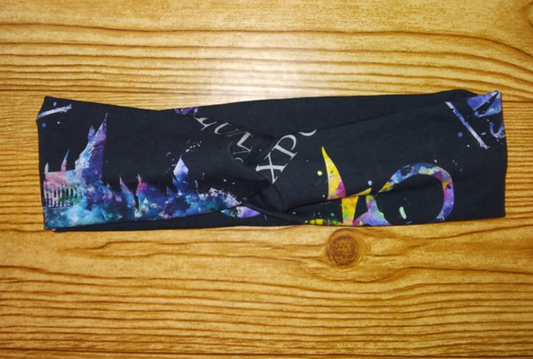 HP Watercolor Twist Headband