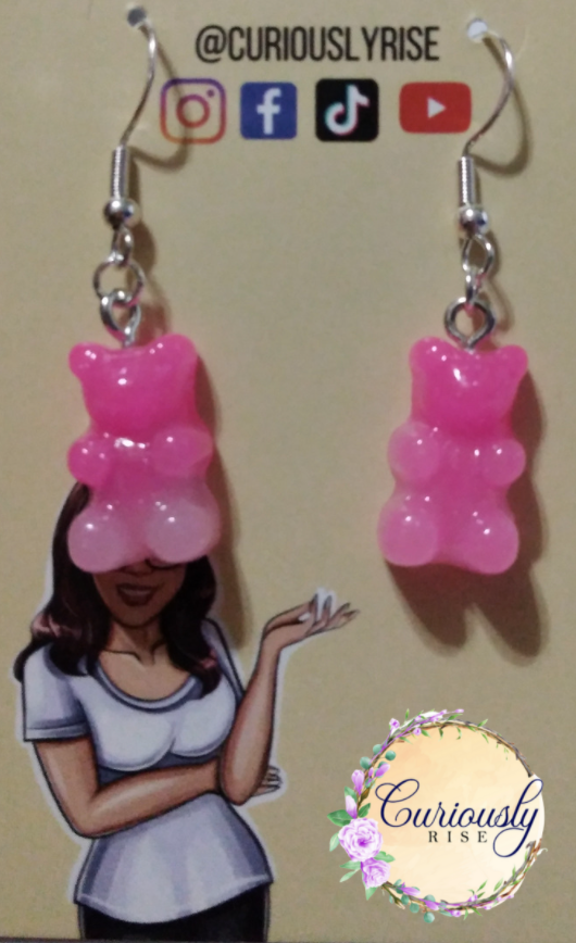 Fancy Gummy Bear Earrings