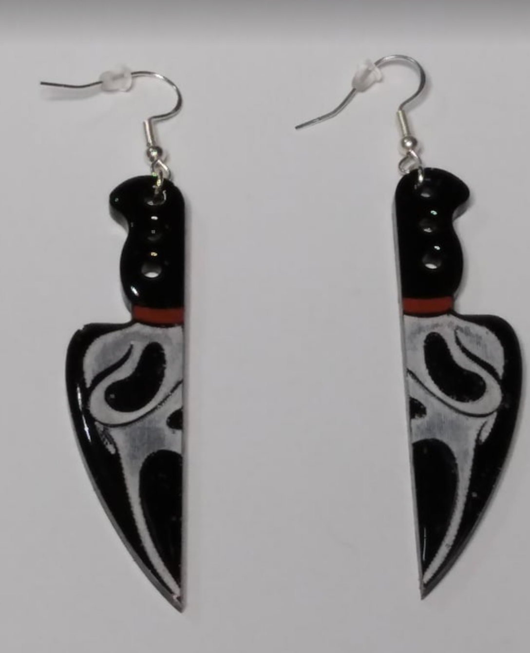 Ghost Face Horror Movie Earrings