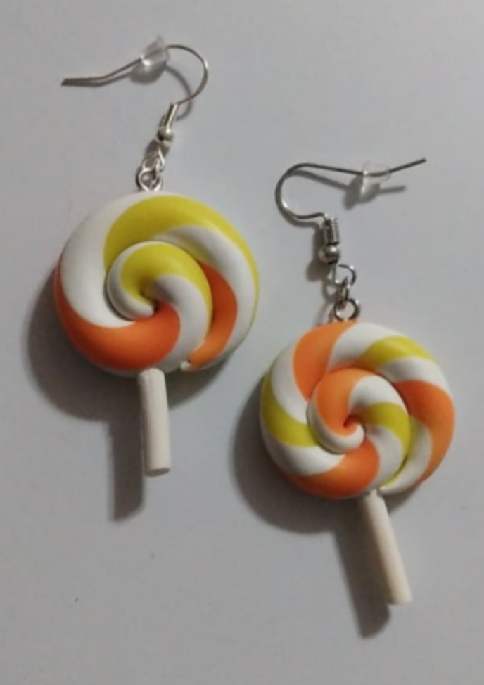 Lollipop Swirl Earring