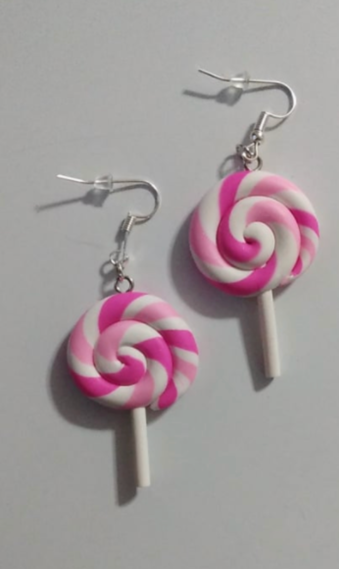 Lollipop Swirl Earring