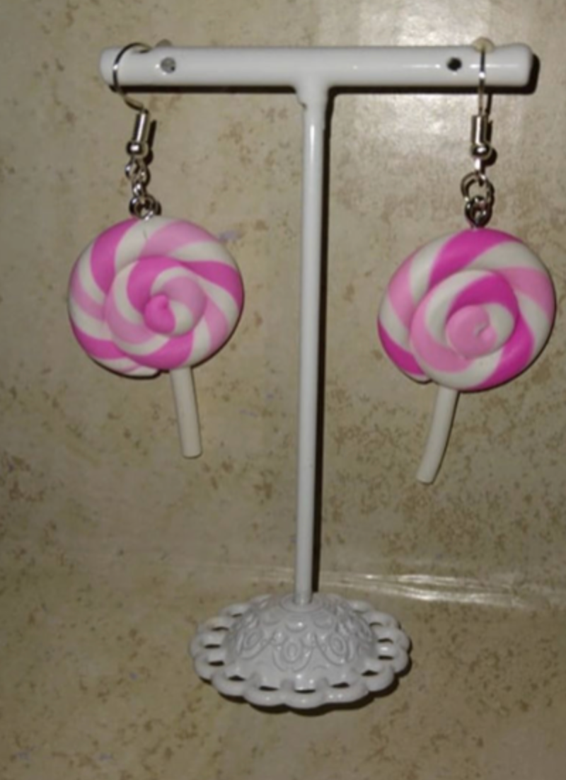 Lollipop Swirl Earring