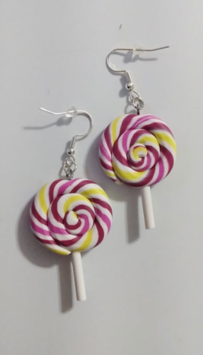 Lollipop Swirl Earring