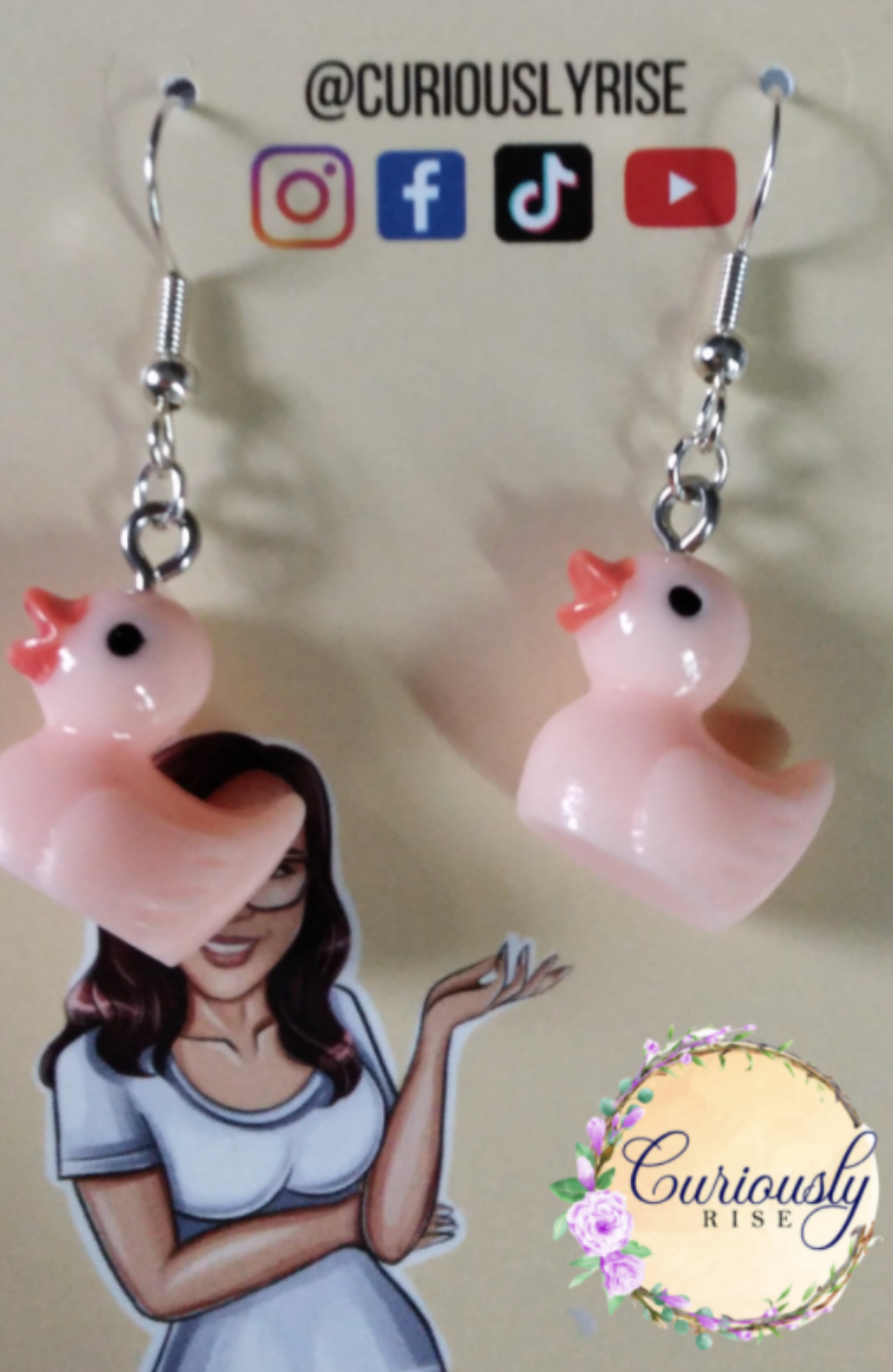 Mini Duck Earrings