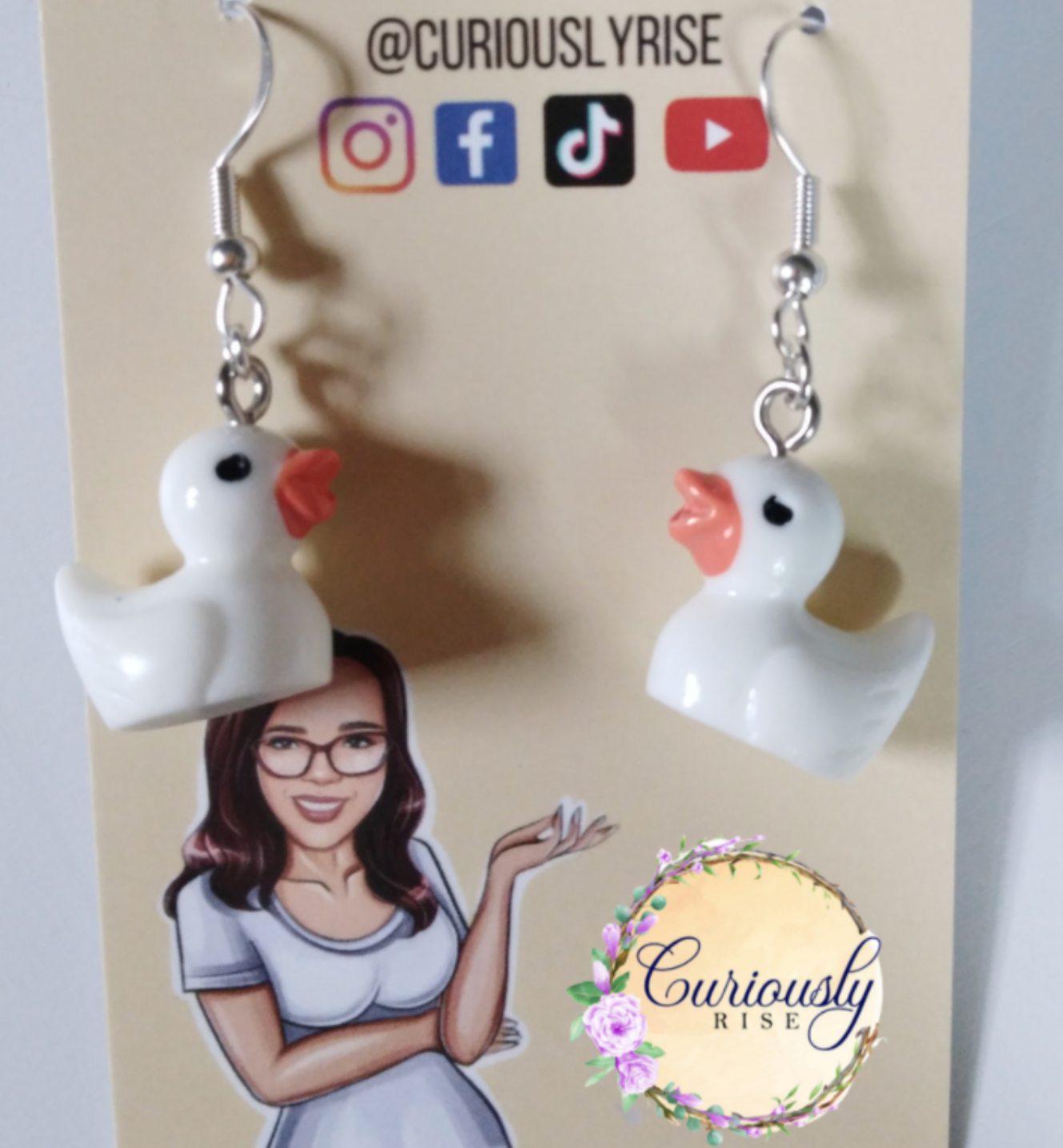 Mini Duck Earrings