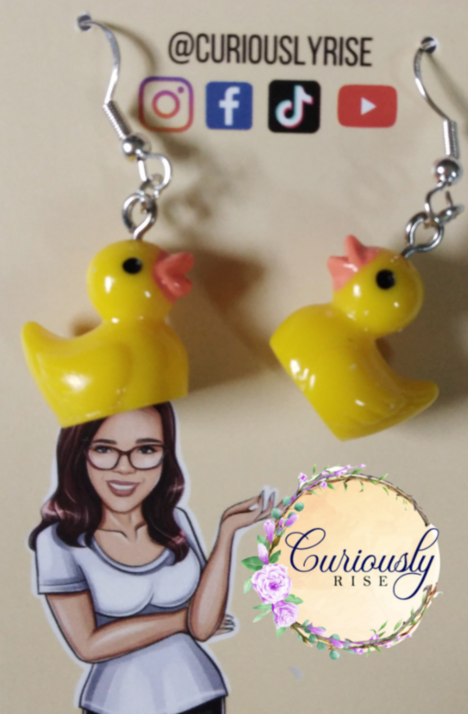 Mini Duck Earrings