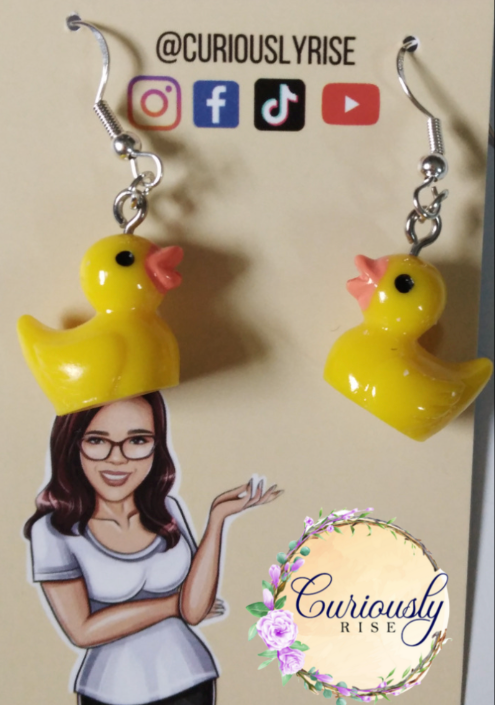 Mini Duck Earrings