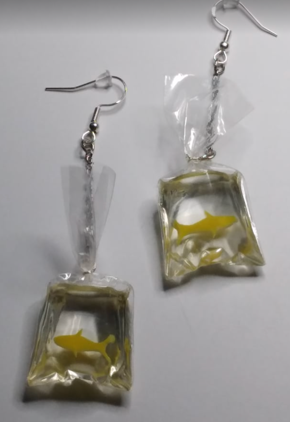 Bagged Fish Earrings with Hook