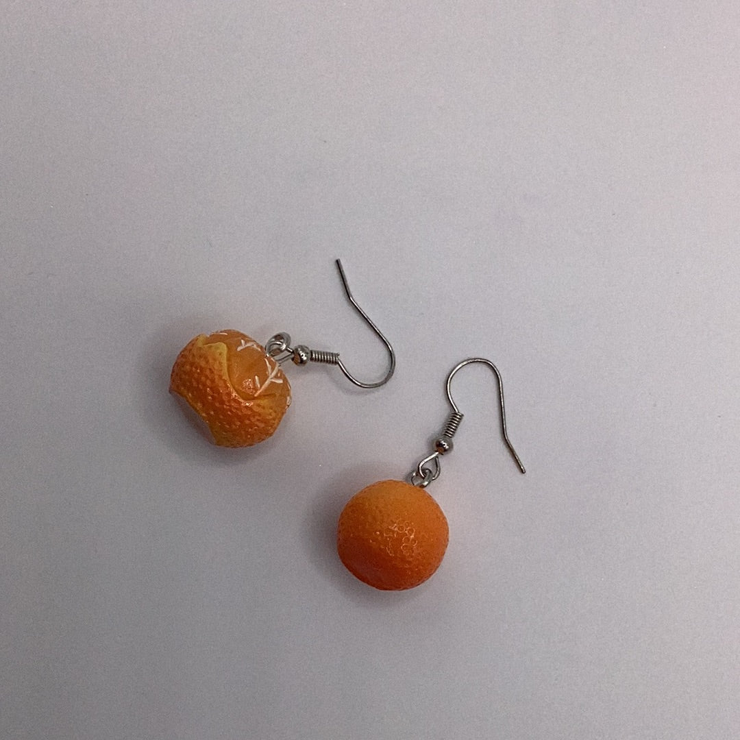 Mandarin Orange Earrings